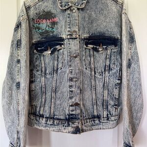 Loco Lane Logo Blue Jean Jacket for Women
